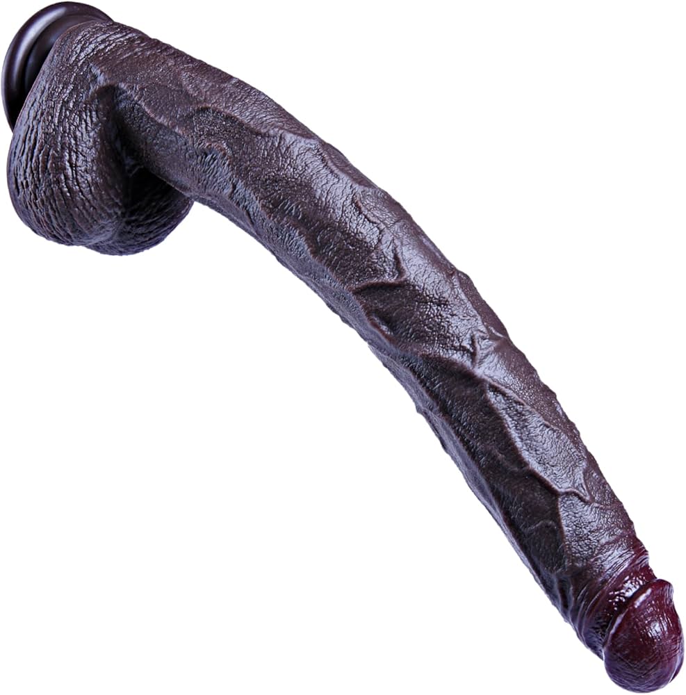 42cm Black Extra Long Dildo Realistic Female Sex Toy Double Density Silicone Strong Suction Cup XXXL Giant Dildo Big Thick Dildo Stimulator for WomenMenCouples : Amazon.nl: Health Personal Care