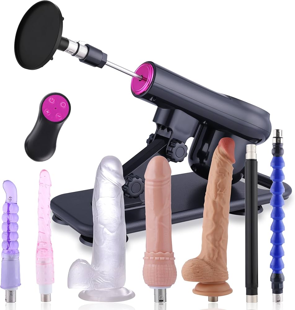 : Sex Machine Dildo Machine for WomenFuck Machine with Powerful Suction CupsThrusting Machine with 3Xlr ConnectorThrusting Machine with 8 Attachments Sex Toys : Health Household