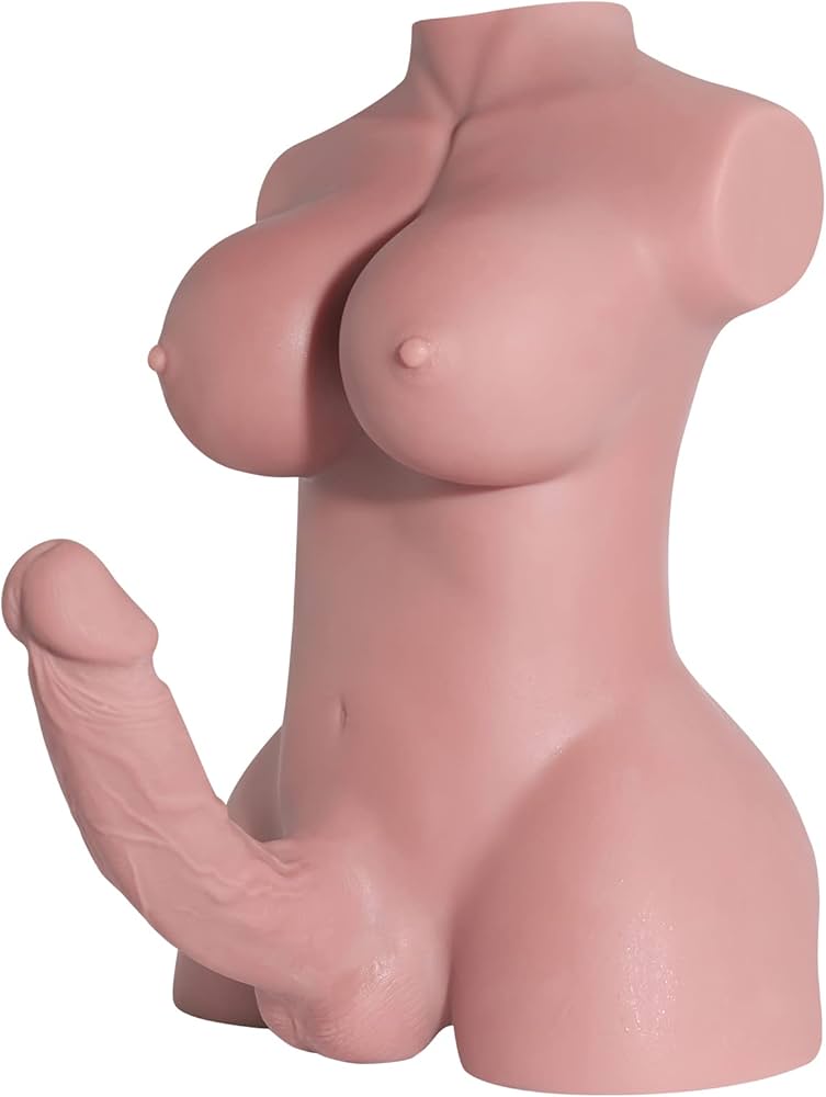 : Small Size Shemale Sex Doll with Torso Realistic Dildo Breasts and Tight Anal Hole 9.8LB Transsexual Love Doll Hugh Penis Adult Sex Toy for Men Women Couple Unisex Masturbation Sex Fun :