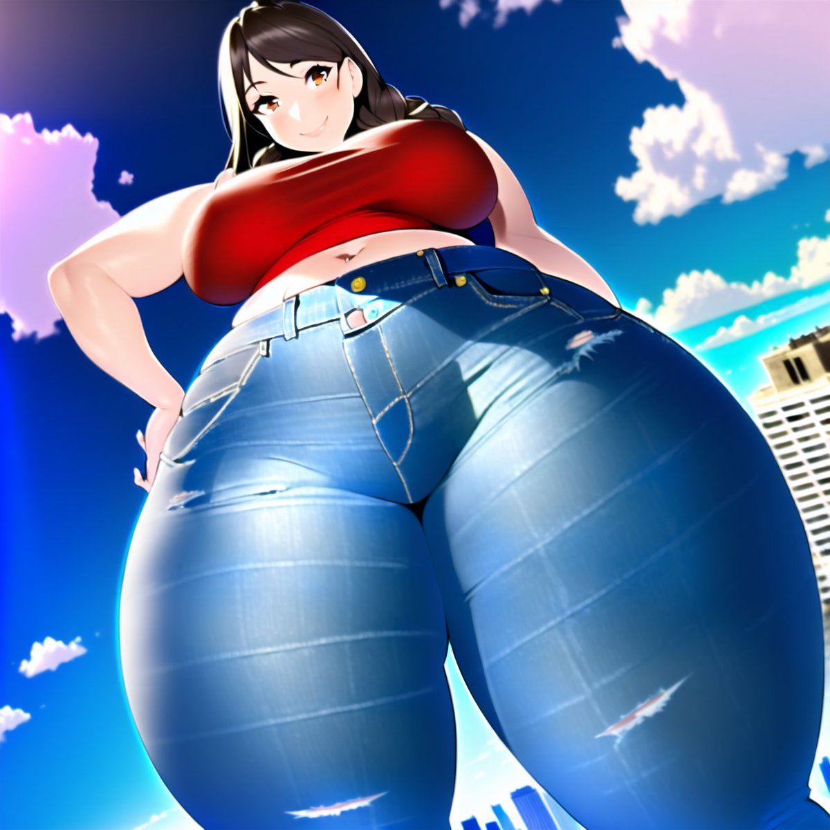 POV: Your girlfriend comes to pick you up at the agreed spot at the top of a skyscraper that barely reaches her knees and when she arrives she asks you this: Soooo...shoulder