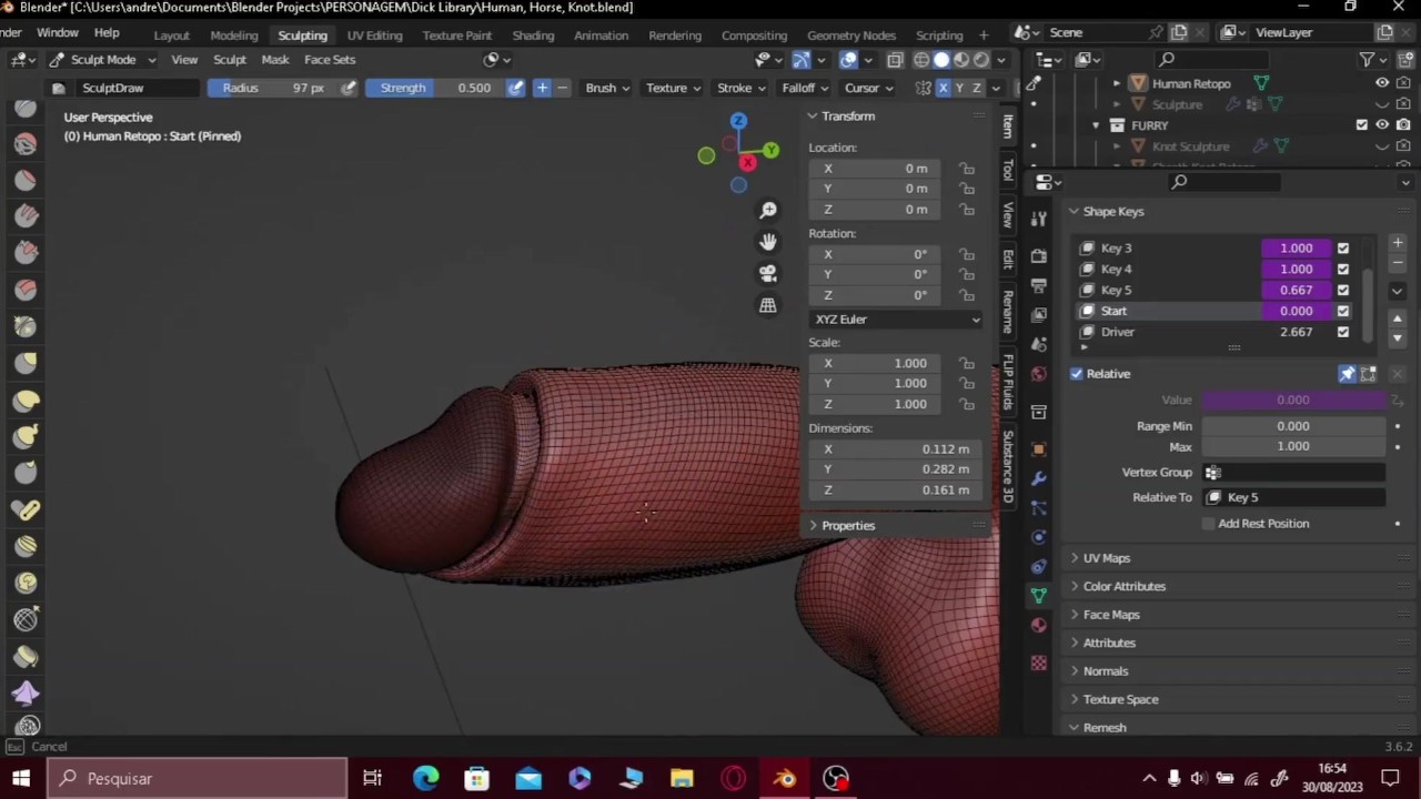 Hoe voorhuid te animeren voor 3D porno tutorial
