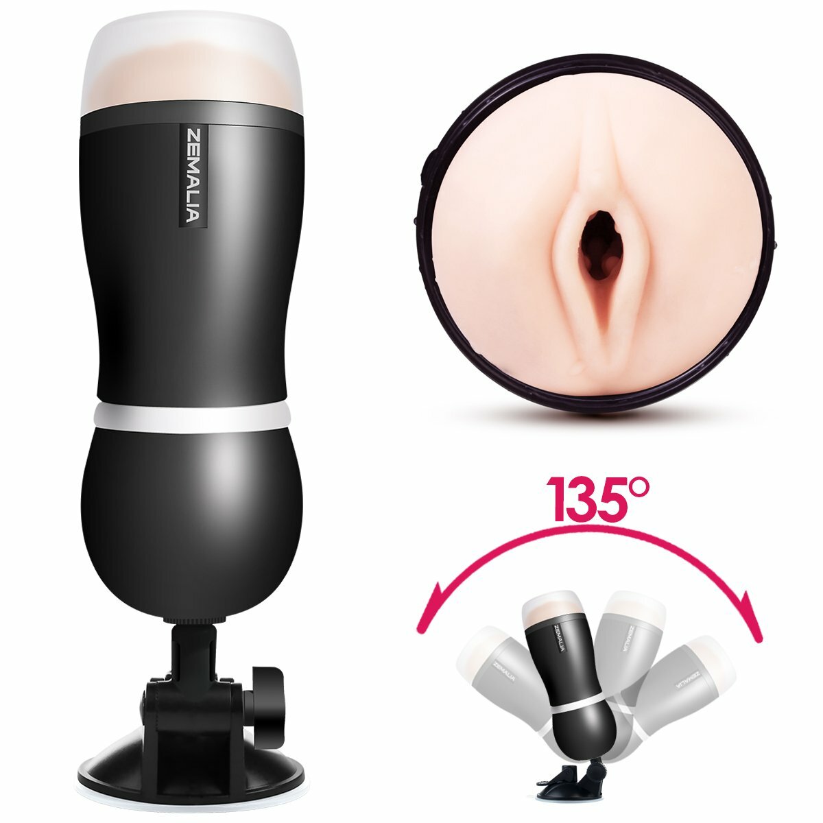 PREMIUM Male Masturbator BEST FEELING Ultra Soft Material Discrete Male Sex-Toy
