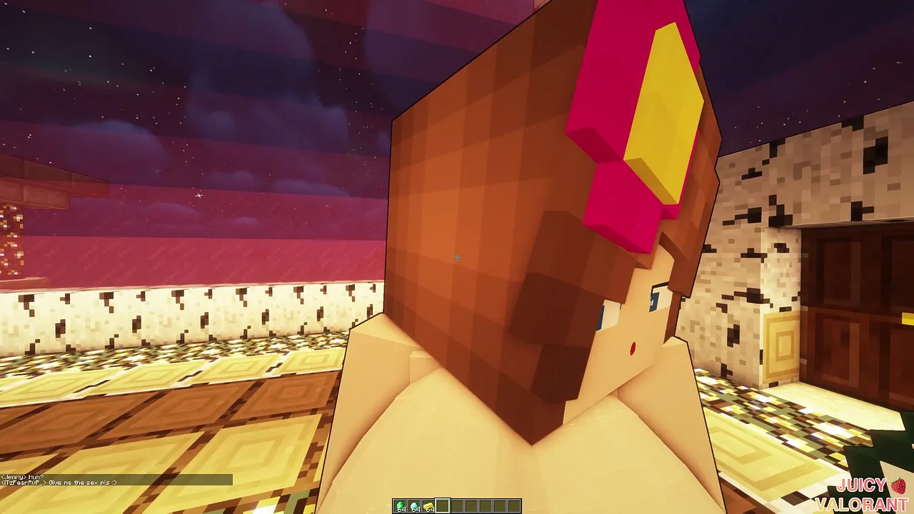 Jenny liet me zo hard klaarkomen dat ik Minecraft crashte