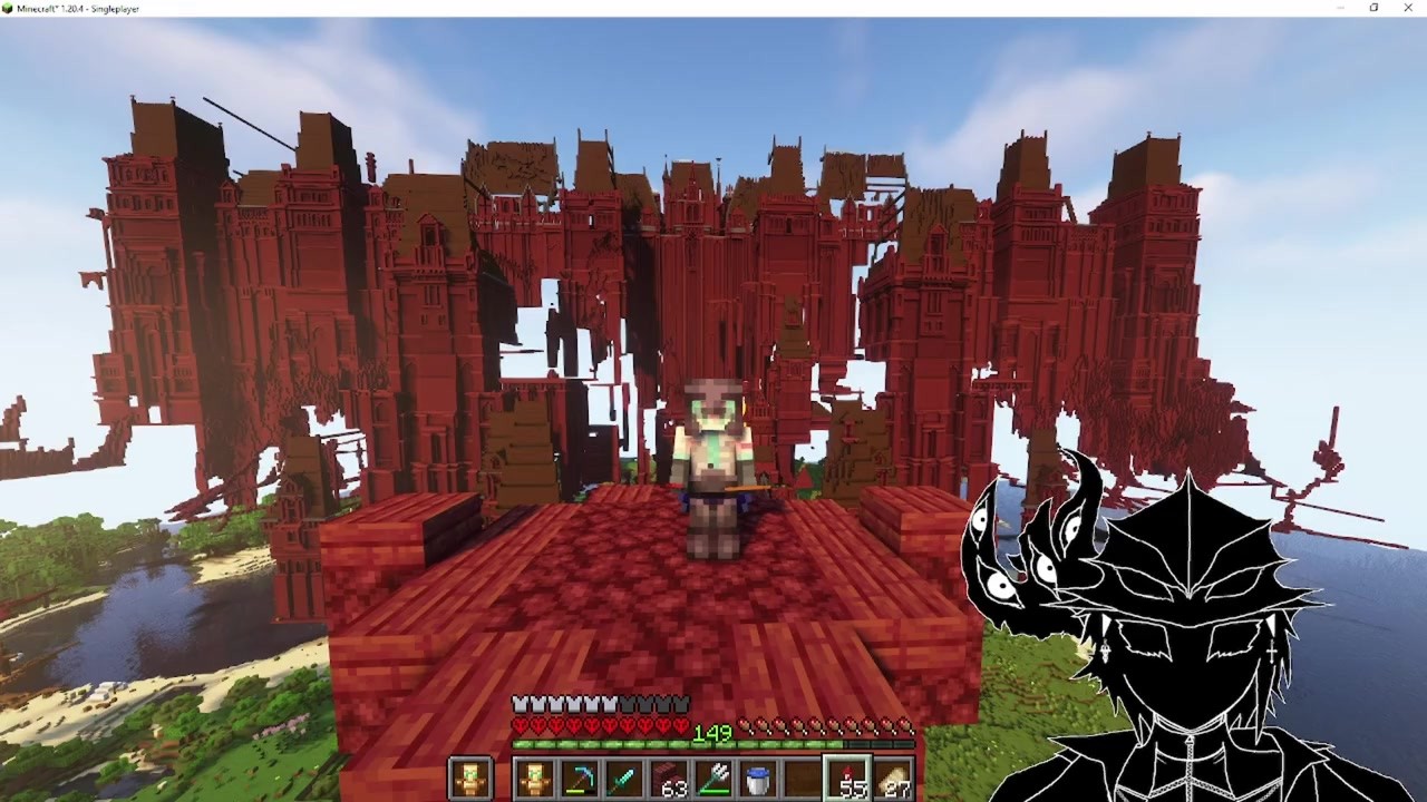 building a house in hardcore minecraft tutorial day 11203