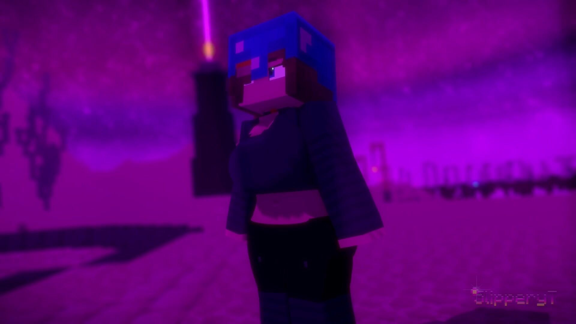 Hardcore Boss Using Minecraft Girl as His Personal Sex Toy Cumflation
