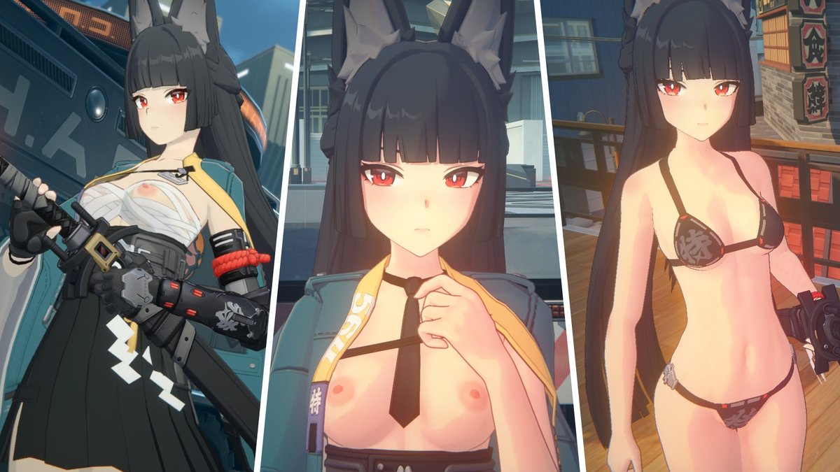 The slender but strong Hoshimi Miyabi can now be undressed to your hearts content! Her nude mod is now available! Miyabi ZZZ ZZZero ZenlessZoneZero