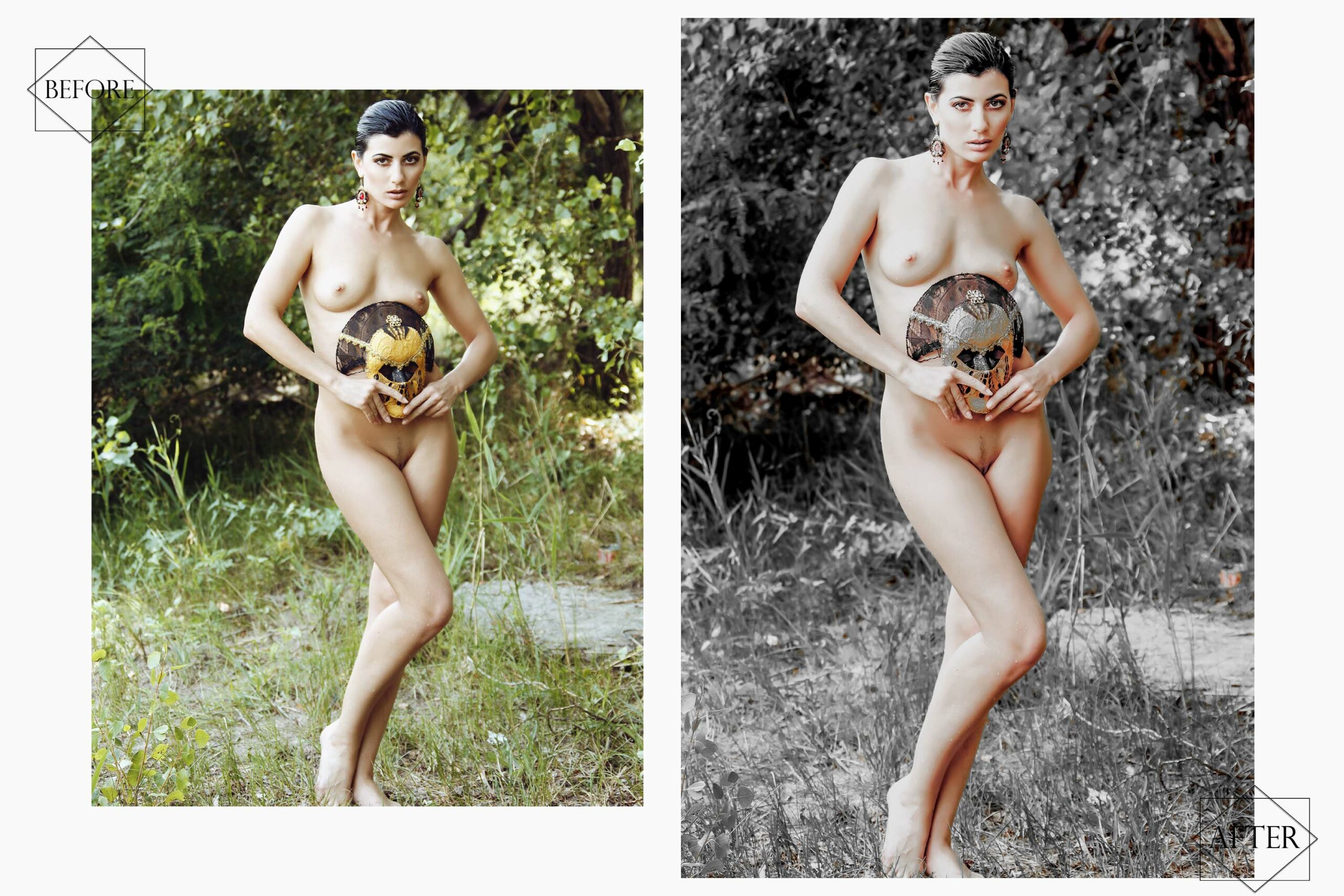 12 Nude Art Photoshop Actions Modeling ACR Preset Attravtive