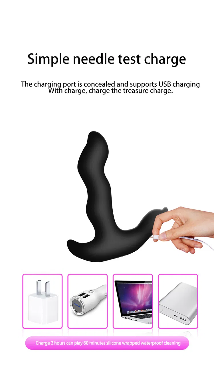 Prostate Massager Vibrator Male Masturbator Dildos Anal Butt Plug Sex Toys for Men