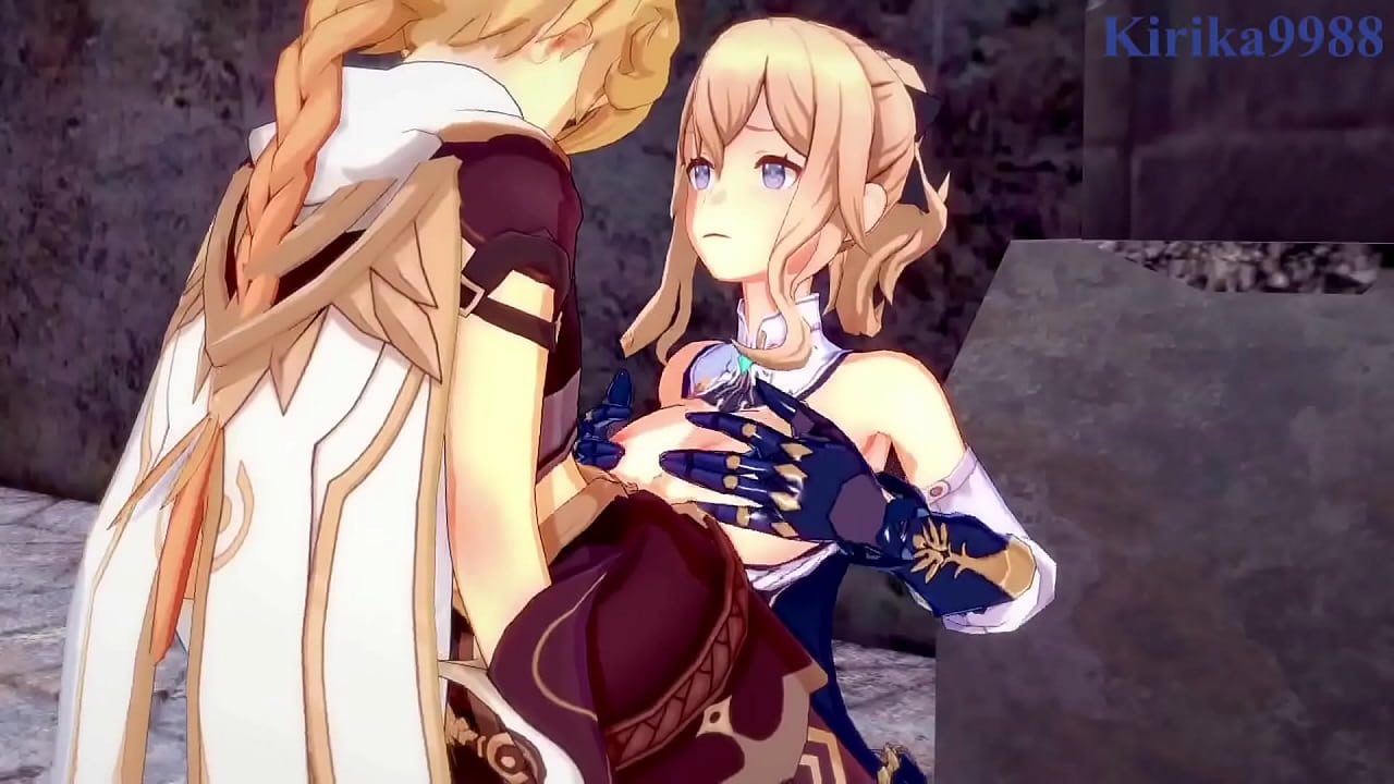 Lumine and Jean Gunnhildr and Aether intense sex.