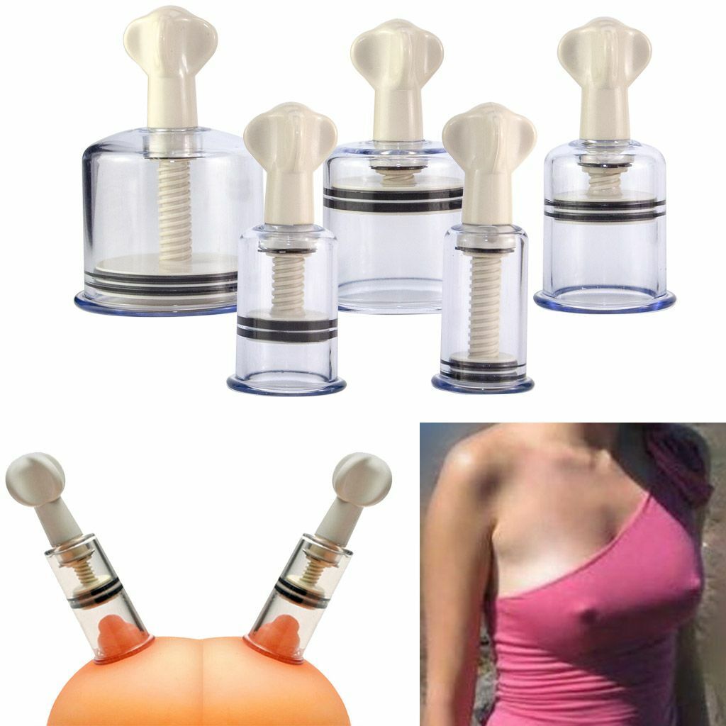 2X Vacuum Easy Twist Rotary Cupping Nipple Enlargement NO Pump Suction Enlarger