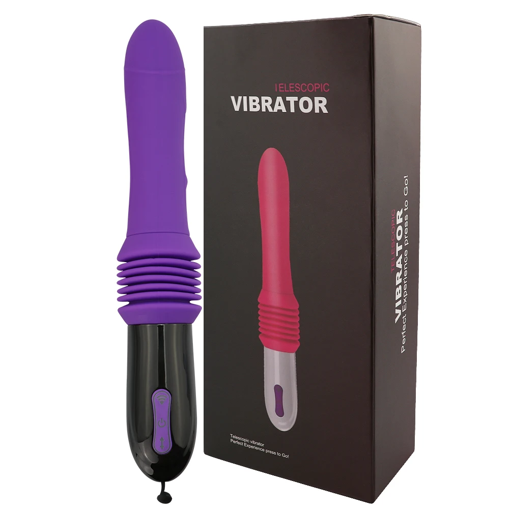 Automatische Thrusting Grote Dildo Vibrator Afstandsbediening Vaginale G Spot Massager Intrekbare Masturbators Adult Sex Toys Voor Vrouwen