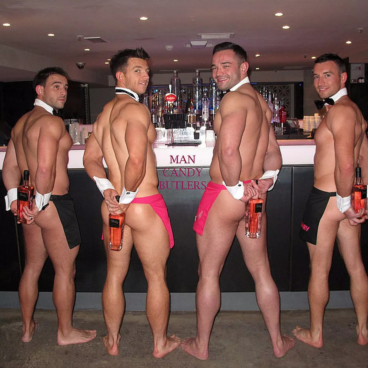 Naked butlers company vow to restart business next year after bodybuilder drops dead in front of fiancee