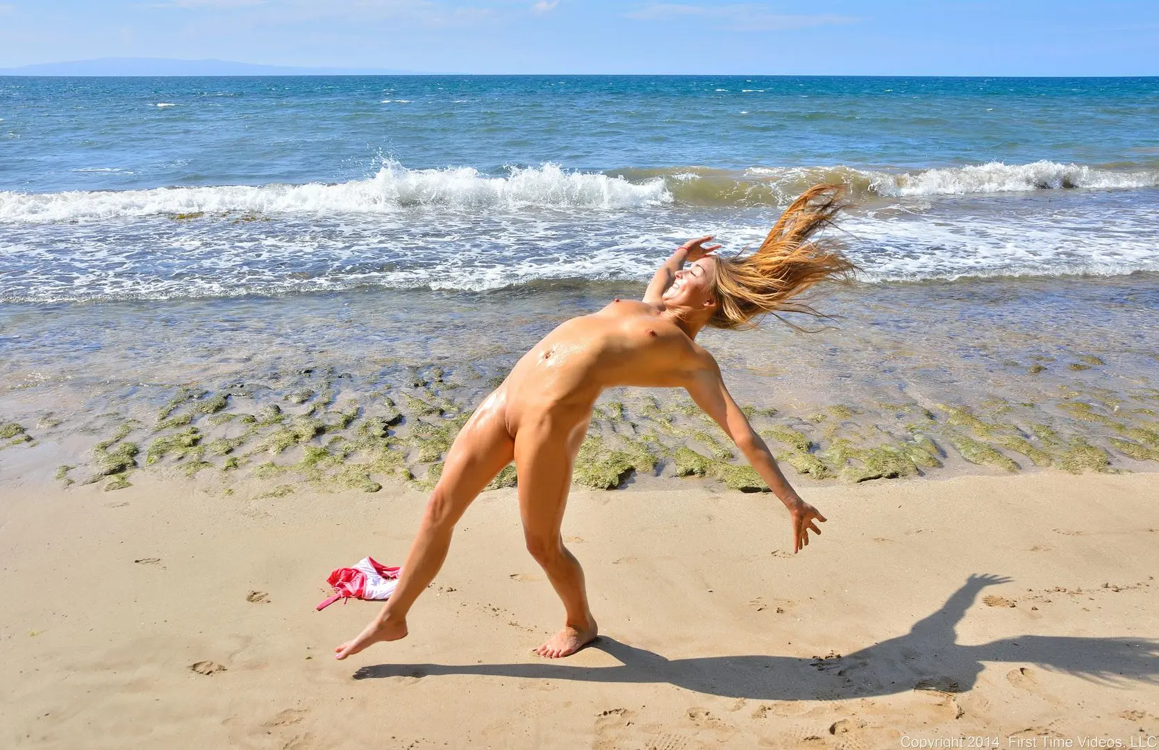 Beach Pussy Backward Summersault