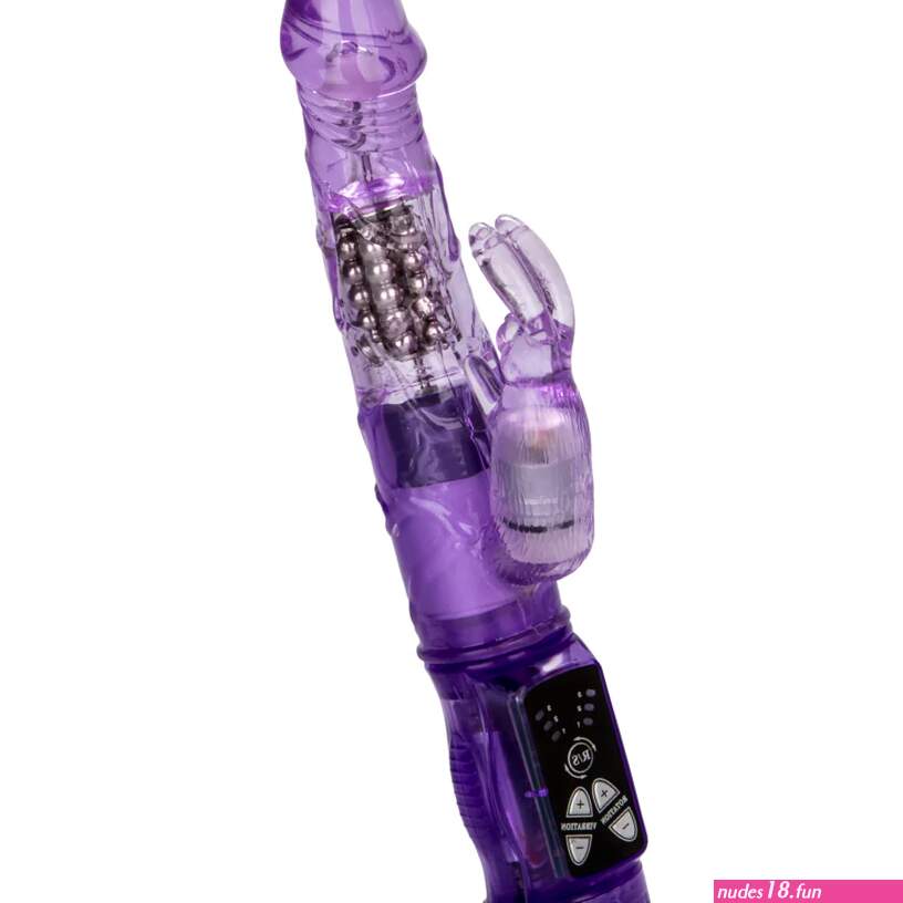 Petite Jack Rabbit Vibrator w Rotating Beads