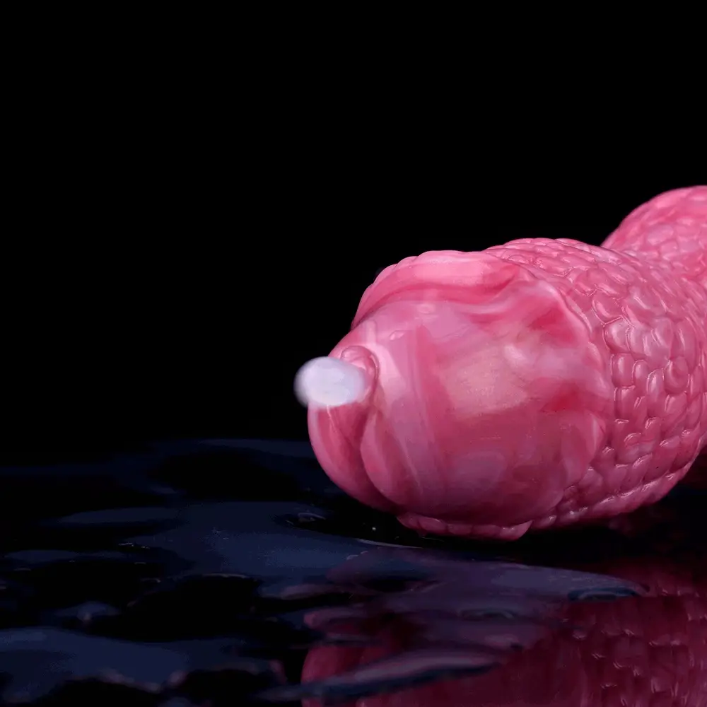7.08-Inch Ejaculating Dragon Knot Dildo Weird Fantasy Sex Toy