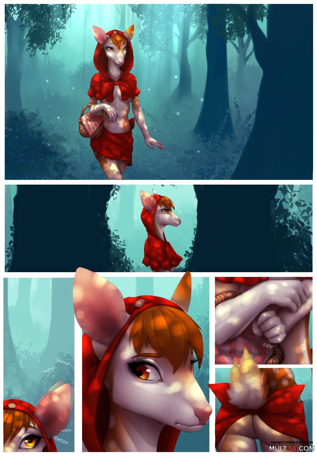 Little Red Riding Deer porn comic