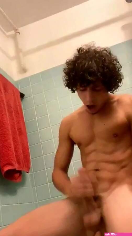 Cute guy riding a dildo