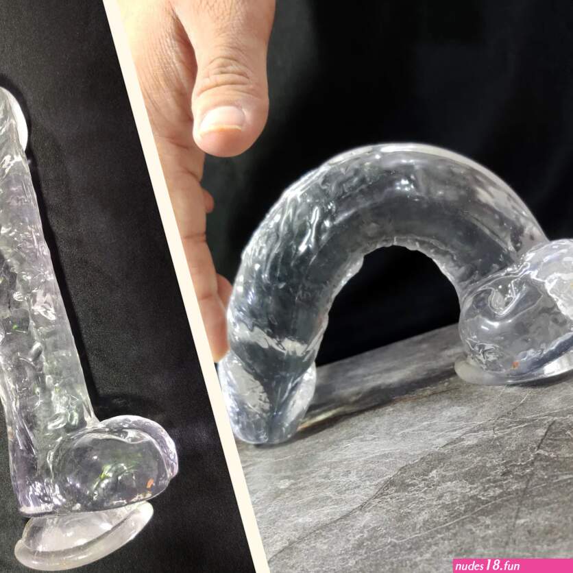 Enjoy night 8 Inch Non Vibrating Transparent Dildo