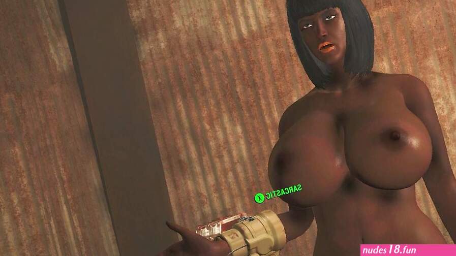 Fallout 4 Atomic Beauty Mod Naked play through Busty boobs Enormous tits