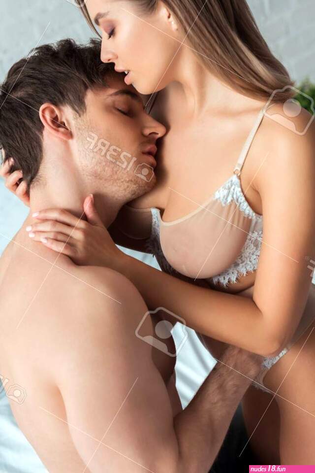Handsome Man With Closed Eyes Hugging Seductive Girl With Big Breast Stock Photo Picture and Royalty Free Image. Image 139534019.