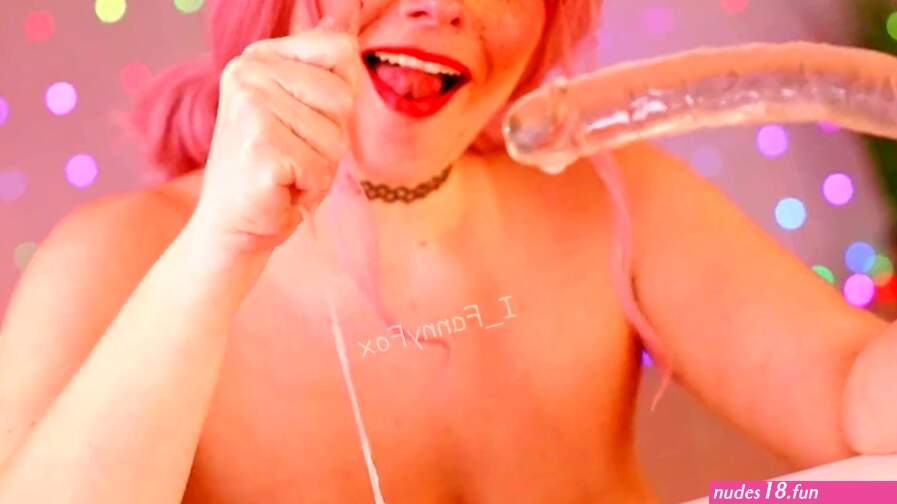 Close up sloppy deepthroat long double ended dildo and saliva play