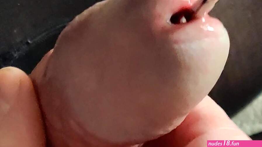 Extreme urethral sounding close up.