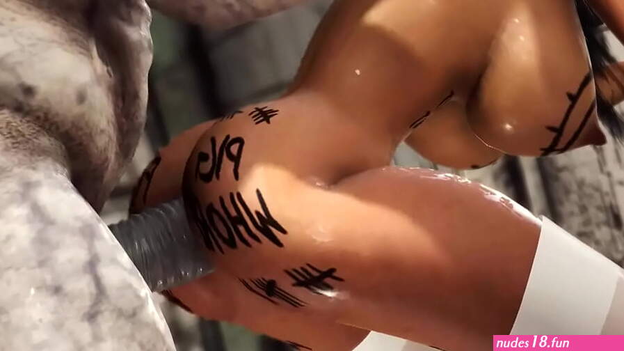A real dirty girl has her first anal rough fuck with an Evil clown