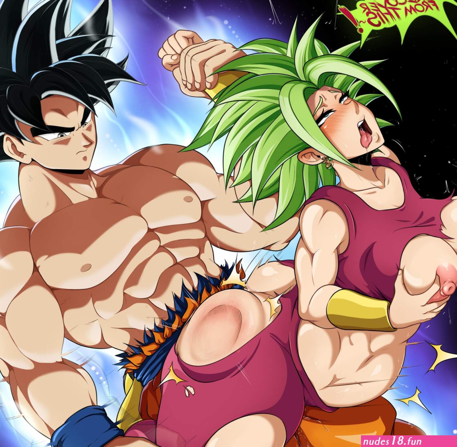 Kefla Destroyed By Goku comic porn