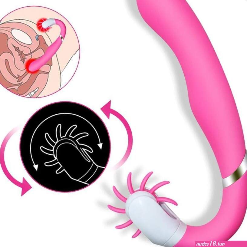 Double Action 12 Speed Vibrator and Clitoris Oral Sex Simulator