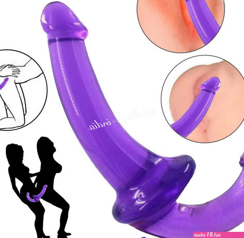 Buy Double Headed Strapless G Spot Penis dildo Double Ended For Couple