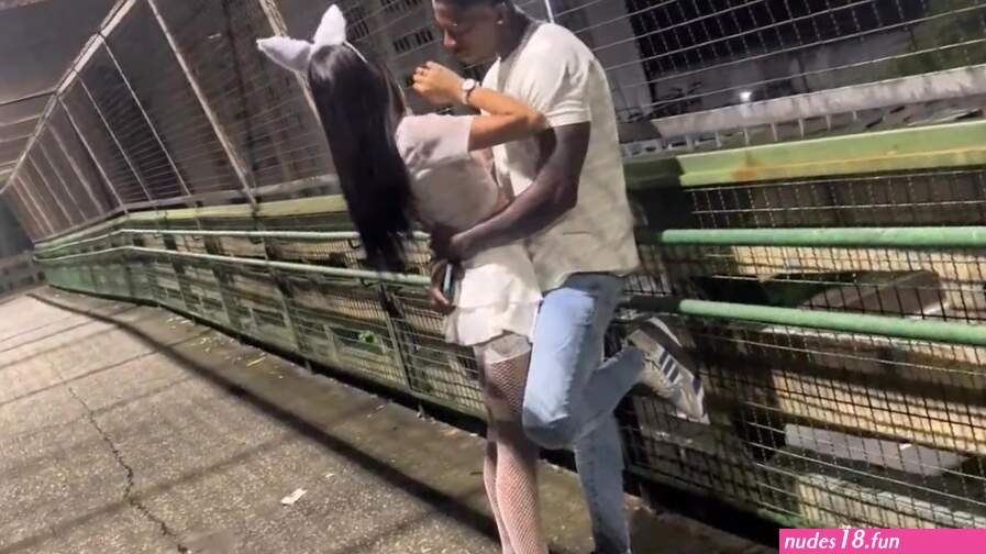 Brazilian couple fuck in public