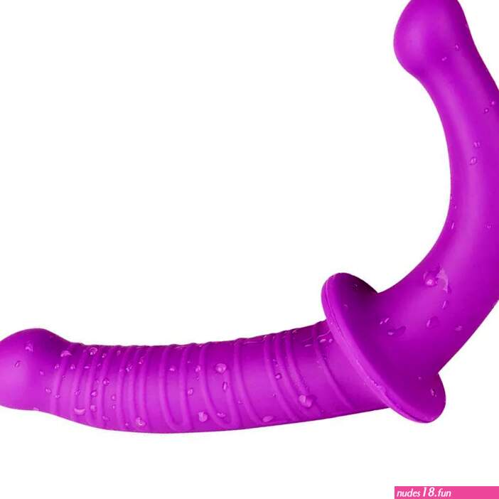 MRIMIN Strapless Strap-On Double Sided Headed Dildo for Lesbian and Co