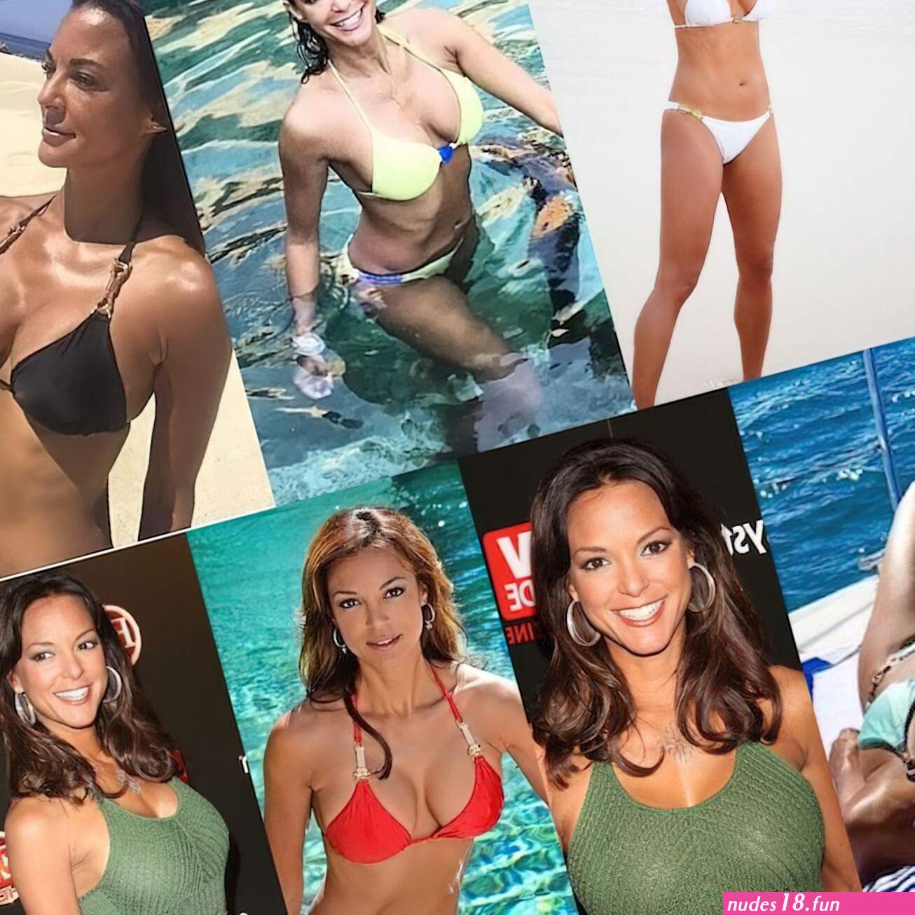 Eva LaRue Sexy Collection in Bikini