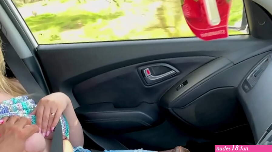 Hot step mom stepmom fucks in the car with her sons classmate