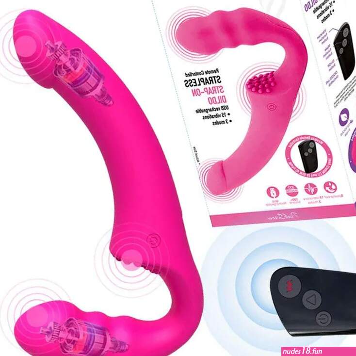 Remote Control Lesbian Harness Strap On Vibrator