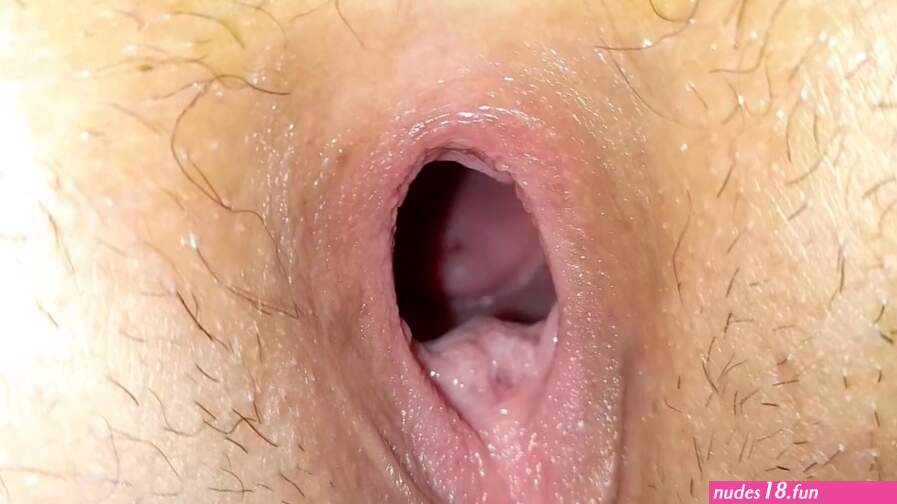 Cervix peek Open Pussy contractions after doggystyle fuck
