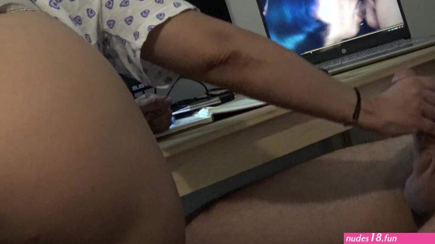 Stepmother watching porn with stepson ends in HUGE CUMSHOT