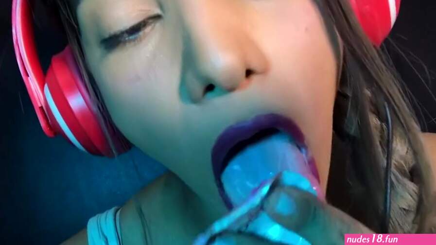 ASMR SEXY LICK Banana and Yogurt Eating