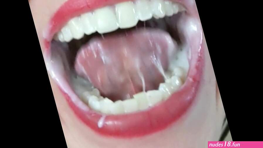 Yogurt Play in Mouth Throat with a Regurgitation Ending