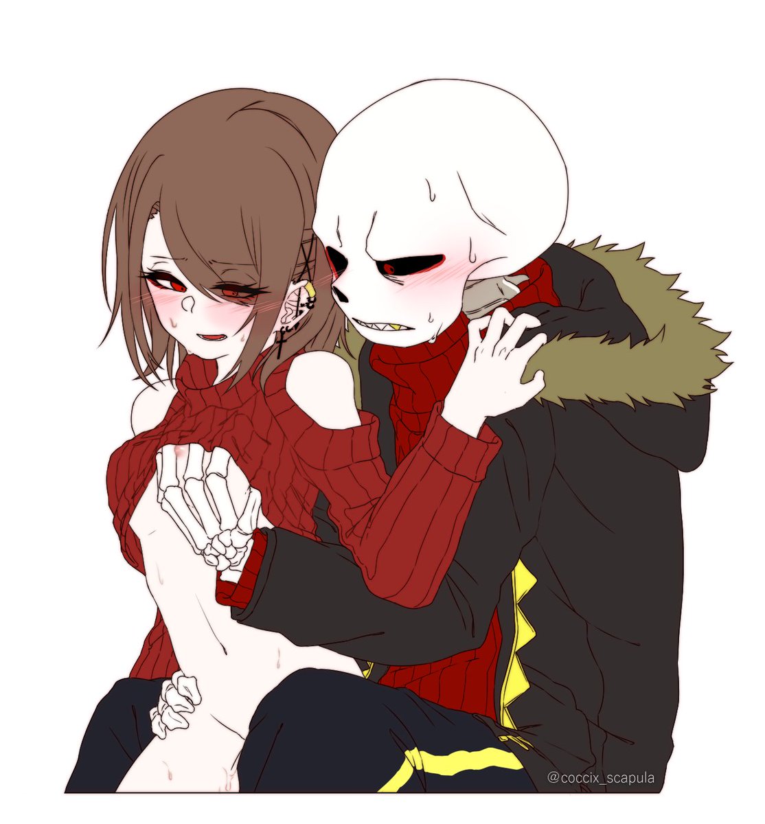 sans x frisk hentai