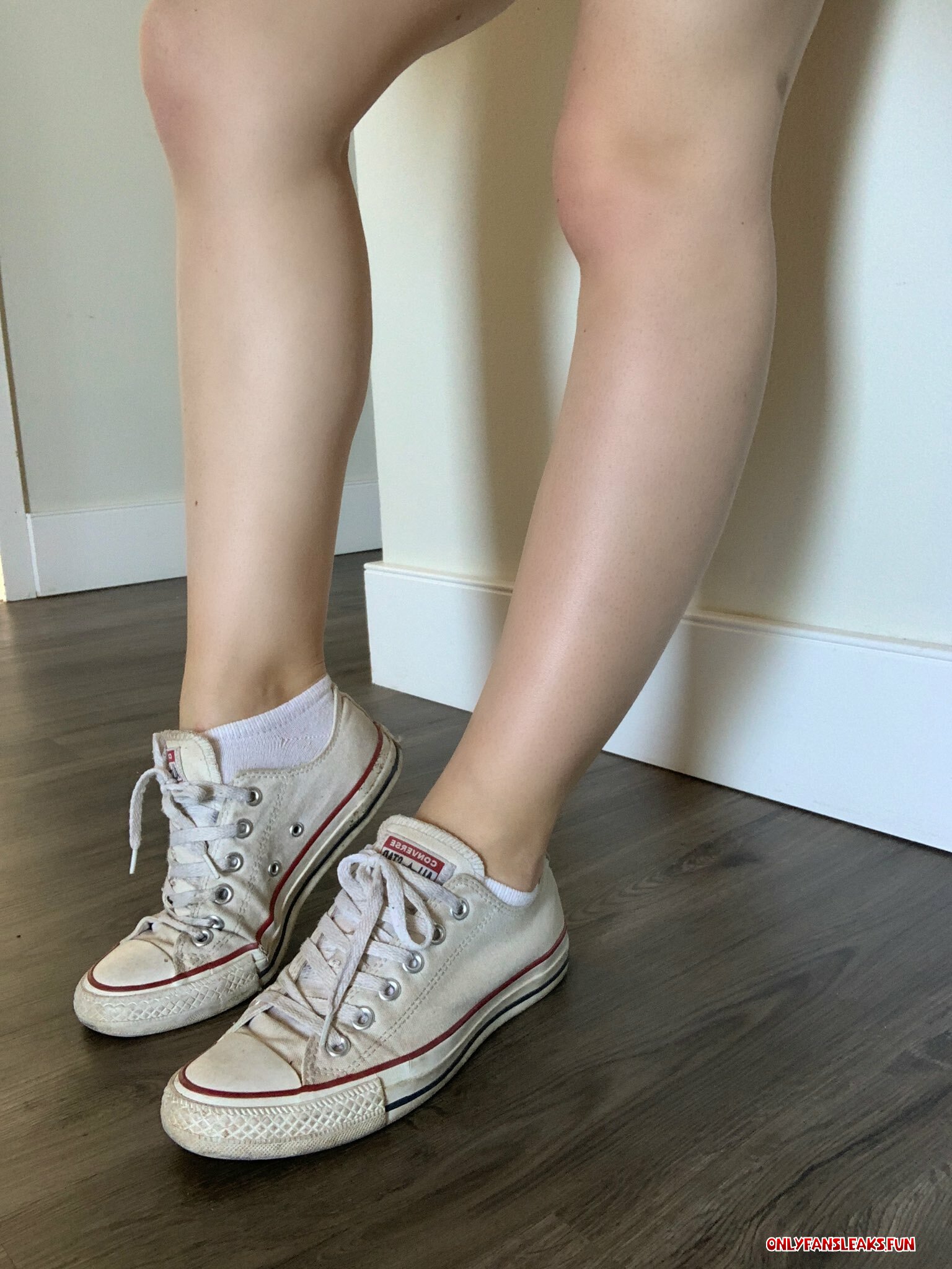 eva de vil dirty old worn sneakers