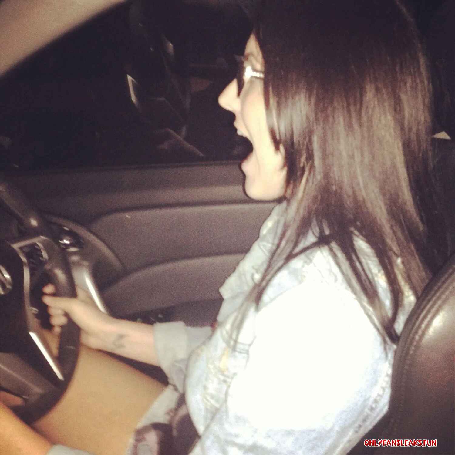 peeing her panties on the drive home