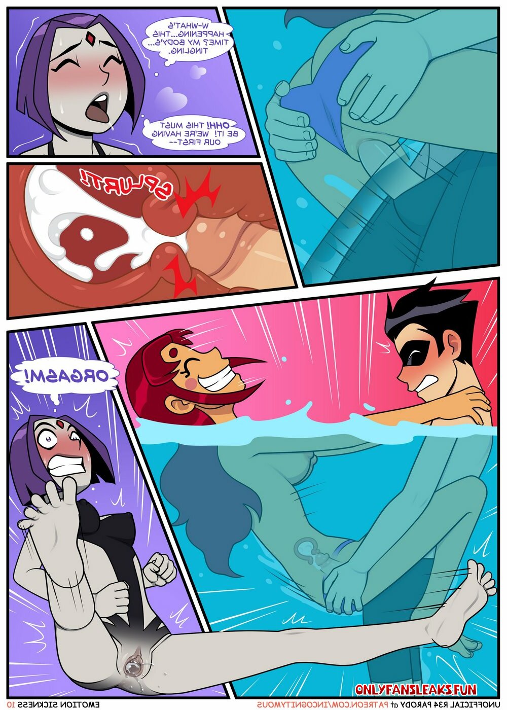 teen titans go sexcomic