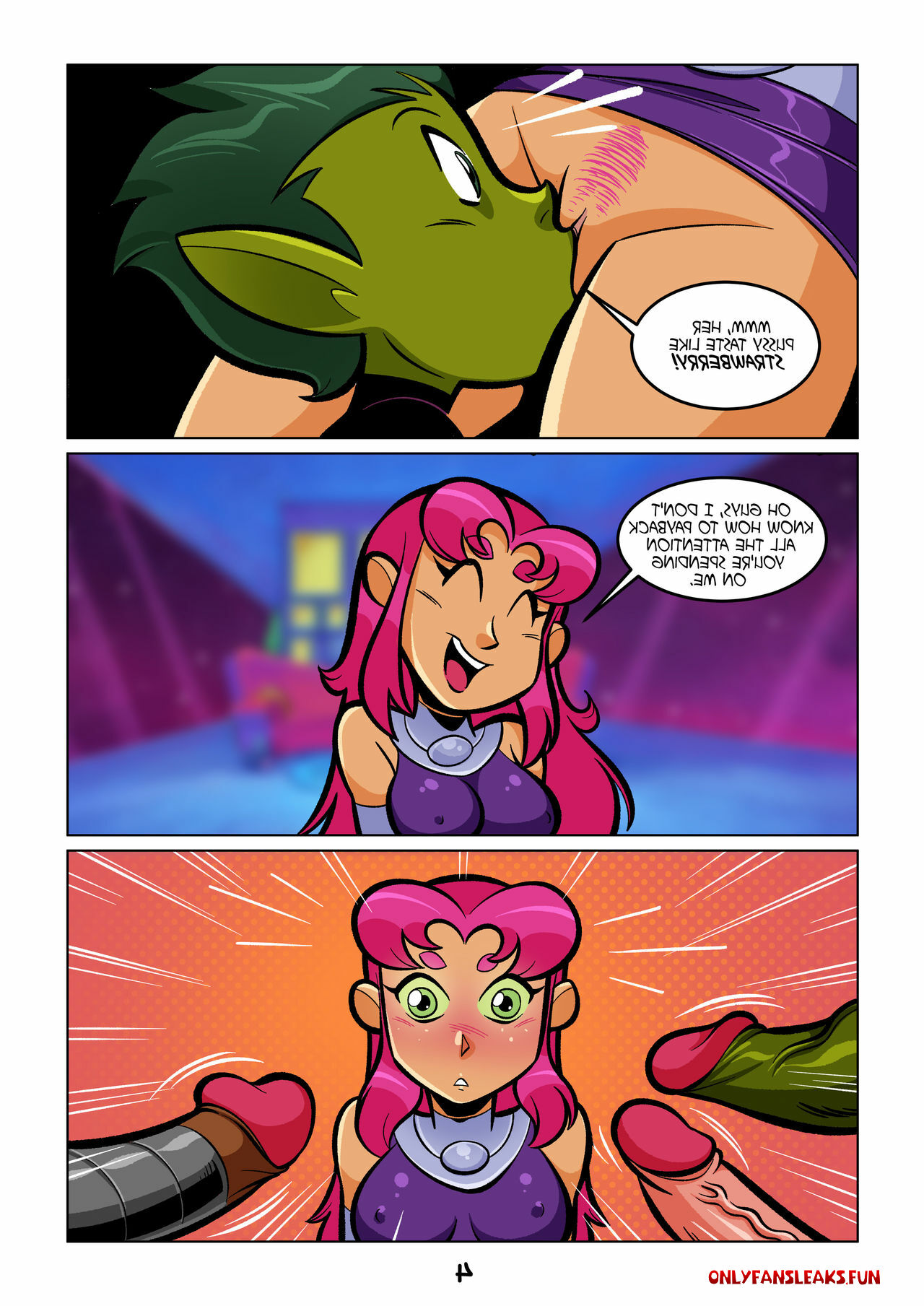 teen titans go sexcomic
