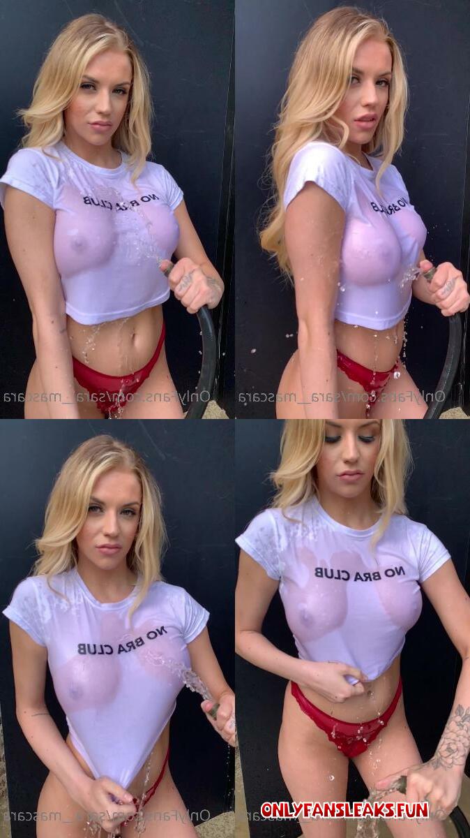 sara mascara dildo ride