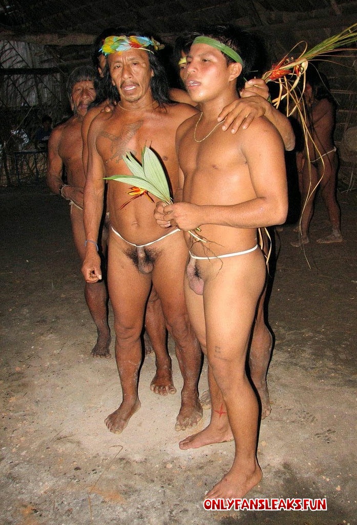 naked tribal man