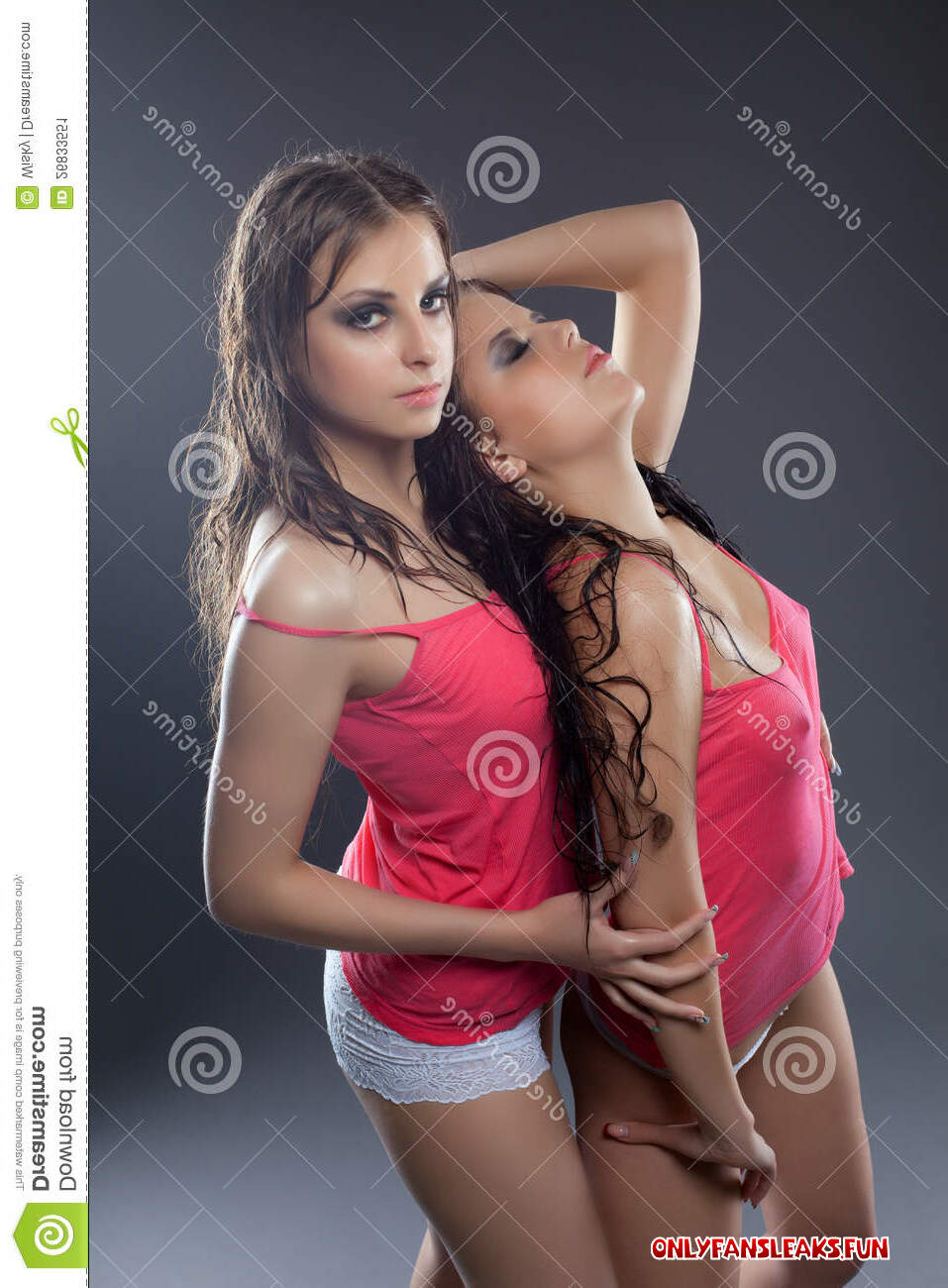 bondage models in tank top photos