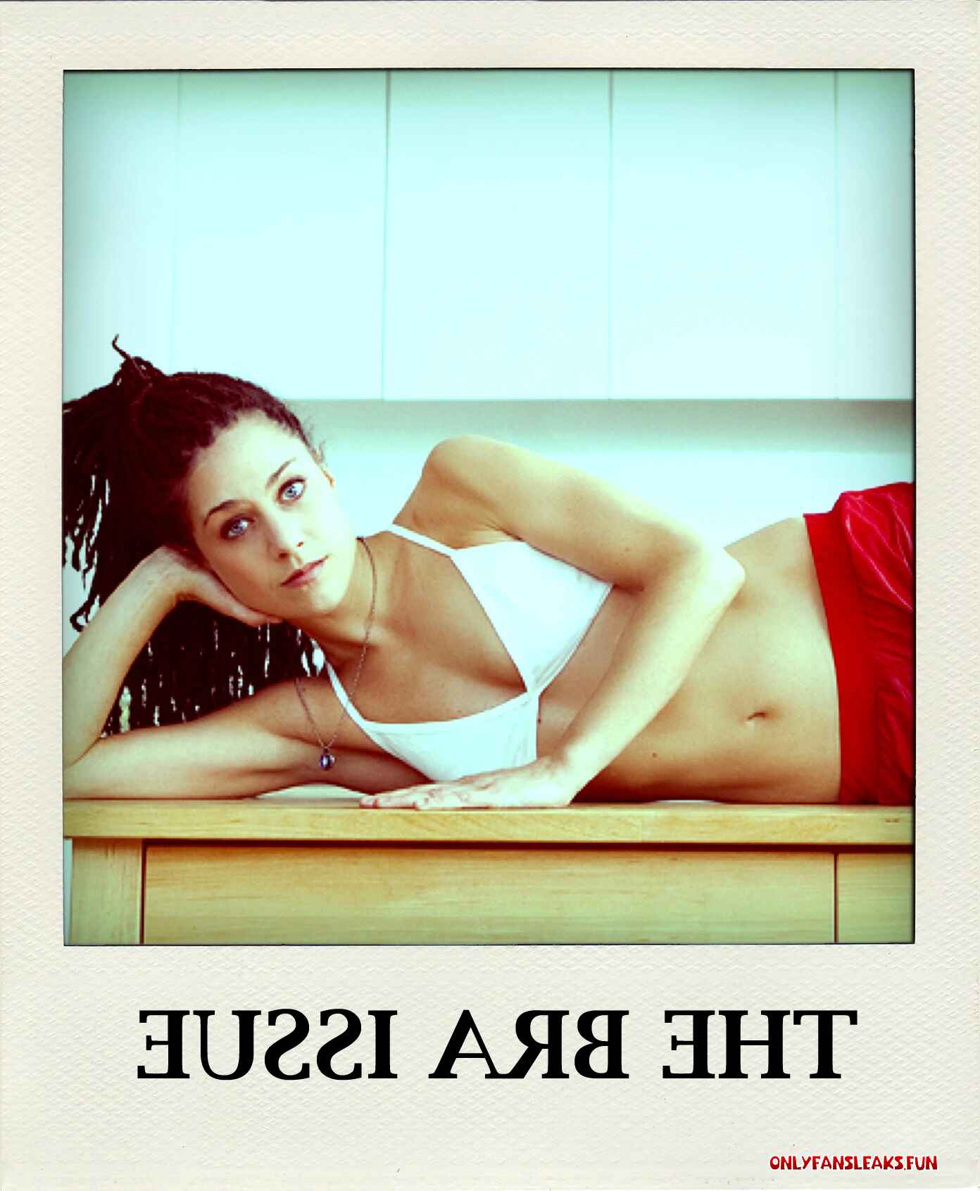 flat chested girl stretched on rack