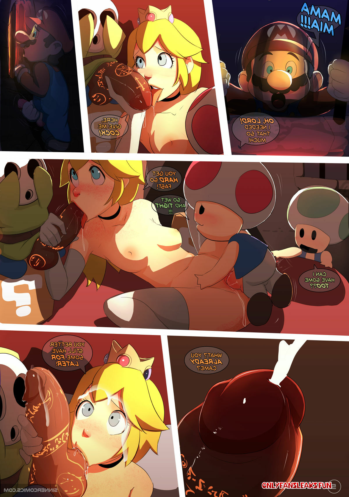 super mario princess porn comics