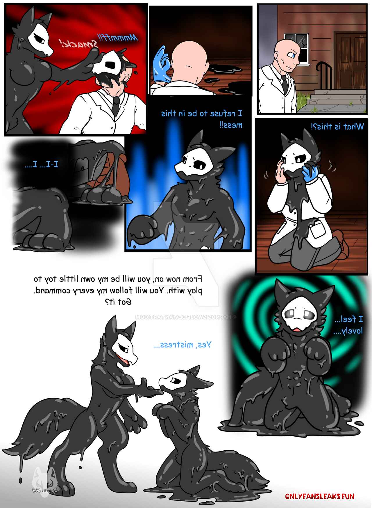 furry latex transformation porn
